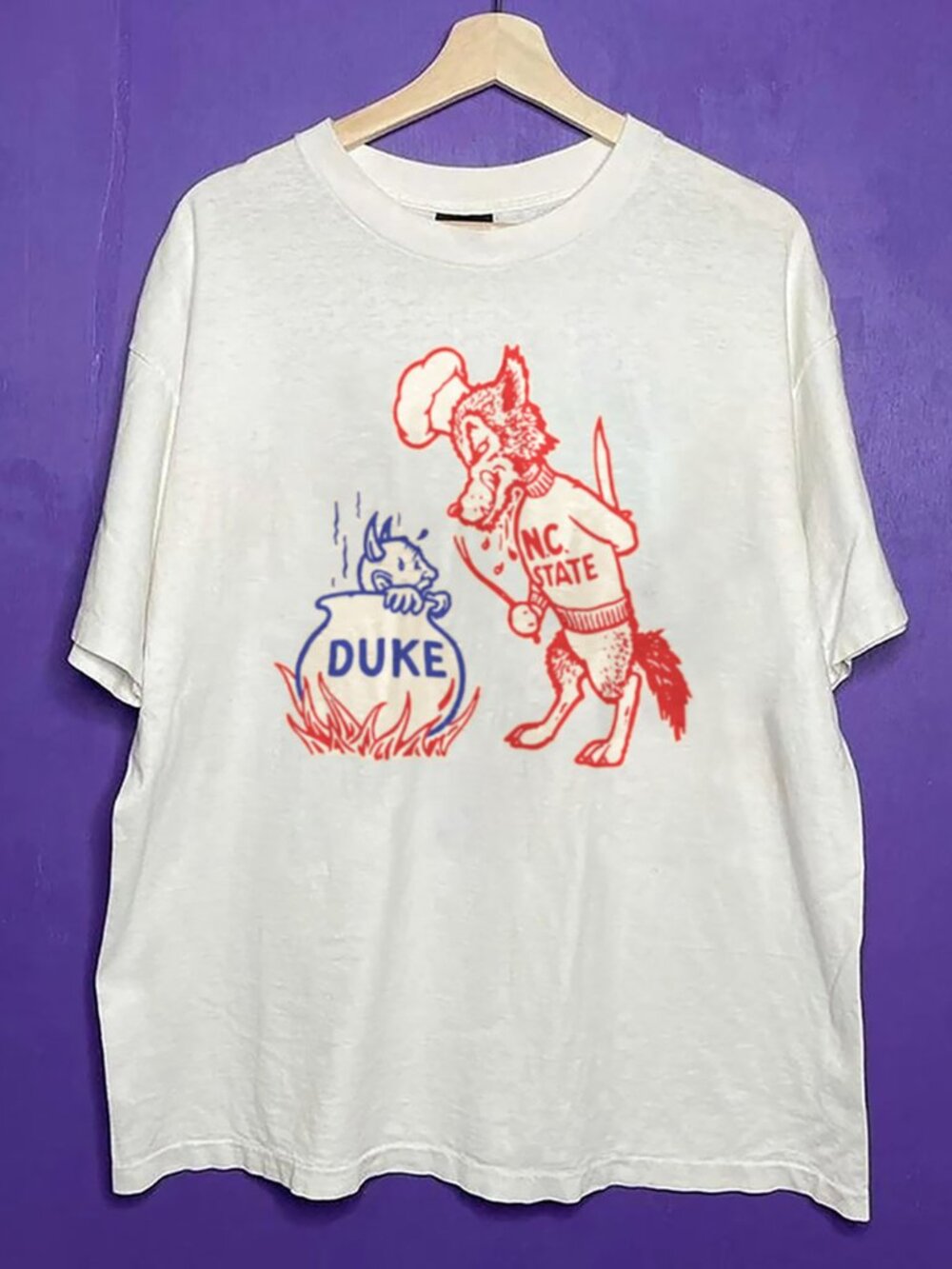 90s NC State Wolfpack Beat Duke Shirt, North Carolina State University Shirt Tee